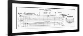 Brigantine Plans, 1858-null-Framed Premium Giclee Print