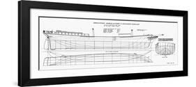 Brigantine Plans, 1858-null-Framed Giclee Print