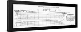 Brigantine Plans, 1858-null-Framed Giclee Print