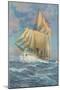 Brigantine Sailing Ship-null-Mounted Art Print