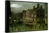 Briggate, Leeds, 1884-Wilfred Jenkins-Framed Stretched Canvas