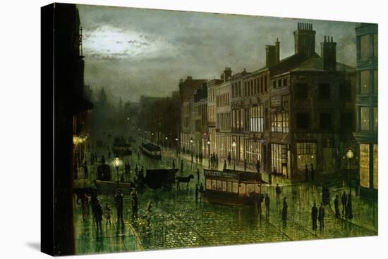 Briggate, Leeds, 1884-Wilfred Jenkins-Stretched Canvas