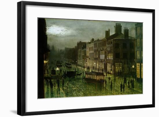 Briggate, Leeds, 1884-Wilfred Jenkins-Framed Giclee Print