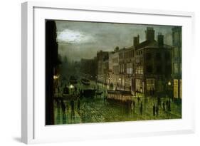 Briggate, Leeds, 1884-Wilfred Jenkins-Framed Giclee Print