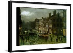 Briggate, Leeds, 1884-Wilfred Jenkins-Framed Giclee Print