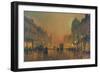 Briggate, Leeds, 1891-John Atkinson Grimshaw-Framed Giclee Print