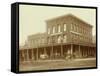 Briggs Hotel/ Stage Stop, Carson, Nevada, ca. 1890s-null-Framed Stretched Canvas