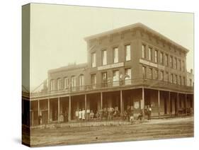 Briggs Hotel/ Stage Stop, Carson, Nevada, ca. 1890s-null-Stretched Canvas