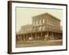 Briggs Hotel/ Stage Stop, Carson, Nevada, ca. 1890s-null-Framed Art Print