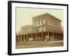 Briggs Hotel/ Stage Stop, Carson, Nevada, ca. 1890s-null-Framed Art Print