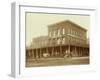 Briggs Hotel/ Stage Stop, Carson, Nevada, ca. 1890s-null-Framed Art Print