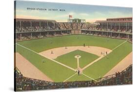 Briggs Stadium, Detroit, Michigan-null-Stretched Canvas