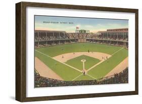 Briggs Stadium, Detroit, Michigan-null-Framed Art Print