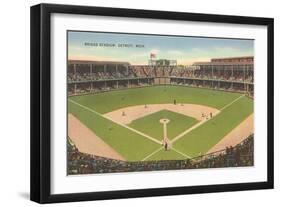 Briggs Stadium, Detroit, Michigan-null-Framed Art Print