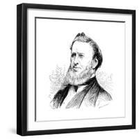 Brigham Young, American Mormon Leader, 1877-null-Framed Giclee Print