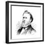 Brigham Young, American Mormon Leader, 1877-null-Framed Giclee Print