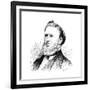 Brigham Young, American Mormon Leader, 1877-null-Framed Giclee Print