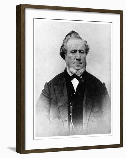 Brigham Young, American Mormon Leader, 19th Century-null-Framed Giclee Print