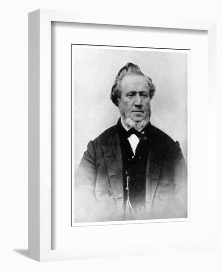 Brigham Young, American Mormon Leader, 19th Century-null-Framed Giclee Print