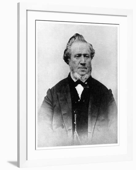 Brigham Young, American Mormon Leader, 19th Century-null-Framed Giclee Print