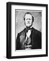 Brigham Young, American Mormon Leader, C1855-1865-MATHEW B BRADY-Framed Giclee Print