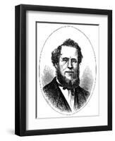 Brigham Young, American Mormon Leader, C1870-null-Framed Premium Giclee Print