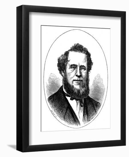 Brigham Young, American Mormon Leader, C1870-null-Framed Premium Giclee Print