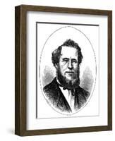 Brigham Young, American Mormon Leader, C1870-null-Framed Giclee Print