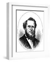 Brigham Young, American Mormon Leader, C1870-null-Framed Giclee Print