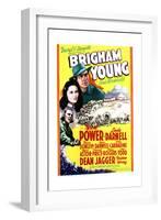 Brigham Young - Movie Poster Reproduction-null-Framed Premium Giclee Print