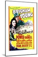 Brigham Young - Movie Poster Reproduction-null-Mounted Premium Giclee Print