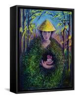 Brighid of the Green Mantle, 2007-Silvia Pastore-Framed Stretched Canvas