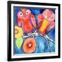 Bright and Early Birds-Wyanne-Framed Giclee Print