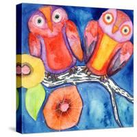 Bright and Early Birds-Wyanne-Stretched Canvas