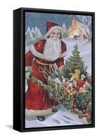 Bright and Merry Christmas-null-Framed Stretched Canvas