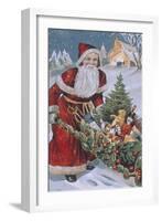 Bright and Merry Christmas-null-Framed Giclee Print