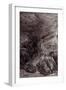 Bright Angel Canyon Grand Canyon National Park BW-Steve Gadomski-Framed Photographic Print