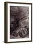 Bright Angel Canyon Grand Canyon National Park BW-Steve Gadomski-Framed Photographic Print