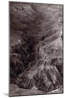 Bright Angel Canyon Grand Canyon National Park BW-Steve Gadomski-Mounted Photographic Print
