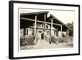 Bright Angel Lodge, Grand Canyon-null-Framed Art Print