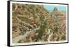 Bright Angel Trail, Grand Canyon-null-Framed Stretched Canvas