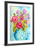 Bright Arrangement III-Julia Minasian-Framed Art Print