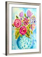 Bright Arrangement III-Julia Minasian-Framed Art Print