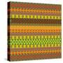 Bright Aztec Pattern-Yaroslavna-Stretched Canvas