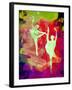 Bright Ballet Watercolor 1-Irina March-Framed Art Print