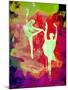 Bright Ballet Watercolor 1-Irina March-Mounted Art Print