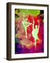 Bright Ballet Watercolor 1-Irina March-Framed Art Print