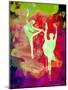 Bright Ballet Watercolor 1-Irina March-Mounted Art Print