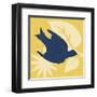 Bright Birds: Dove-BG^Studio-Framed Art Print