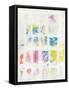 Bright Blocks-Mike Schick-Framed Stretched Canvas